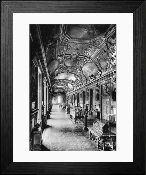 Framed Print : PARIS / LOUVRE INT C1900 Framed Print : PARIS / LOUVRE INT C1900