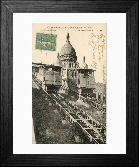 Framed Print : PARIS / SACRE COEUR 1919 Framed Print : PARIS / SACRE COEUR 1919