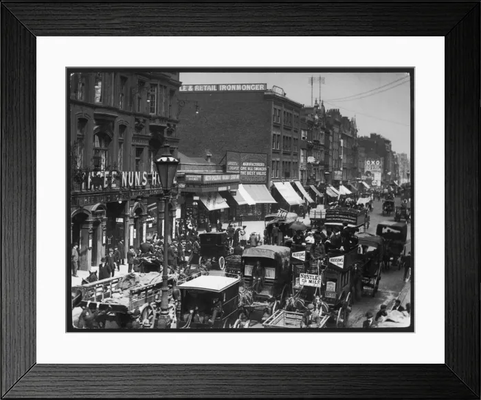 Framed Print : ALDGATE HIGH STREET 1906 Framed Print : ALDGATE HIGH STREET 1906