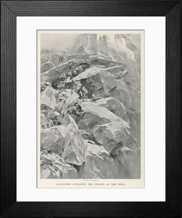 Framed Print : ALEXANDER CITADEL ATTACK Framed Print : ALEXANDER CITADEL ATTACK