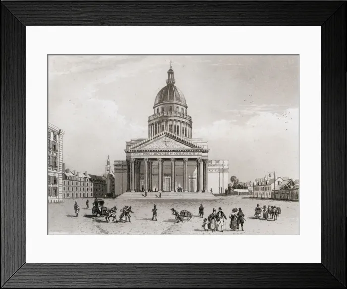 Framed Print : PARIS / PANTHEON C1820 Framed Print : PARIS / PANTHEON C1820