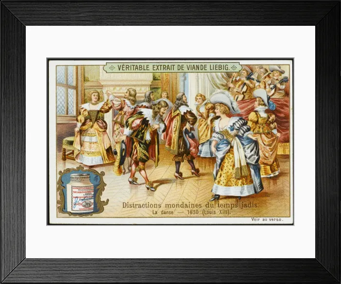 Framed Print : 1630 Ball (Liebig) Framed Print : 1630 Ball (Liebig)
