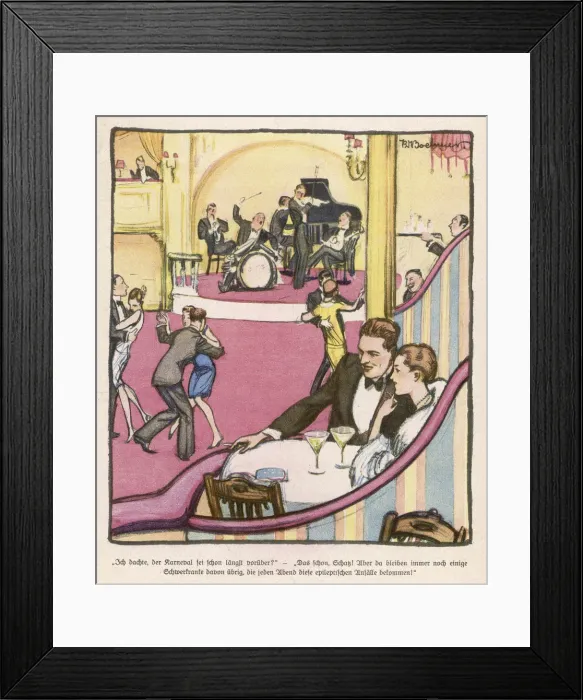 Framed Print : GERMAN JAZZ CLUB Framed Print : GERMAN JAZZ CLUB