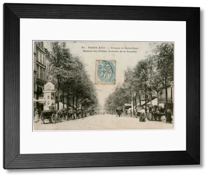 Framed Print : Avenue de St Ouen, Paris, France