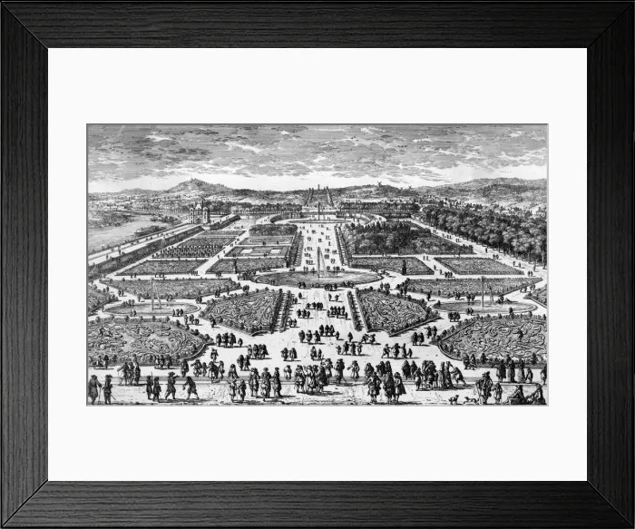 Framed Print : PARIS / TUILERIES C1700 Framed Print : PARIS / TUILERIES C1700