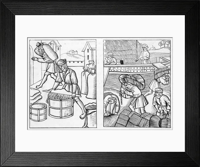 Framed Print : CORN DEALING IN PARIS Framed Print : CORN DEALING IN PARIS