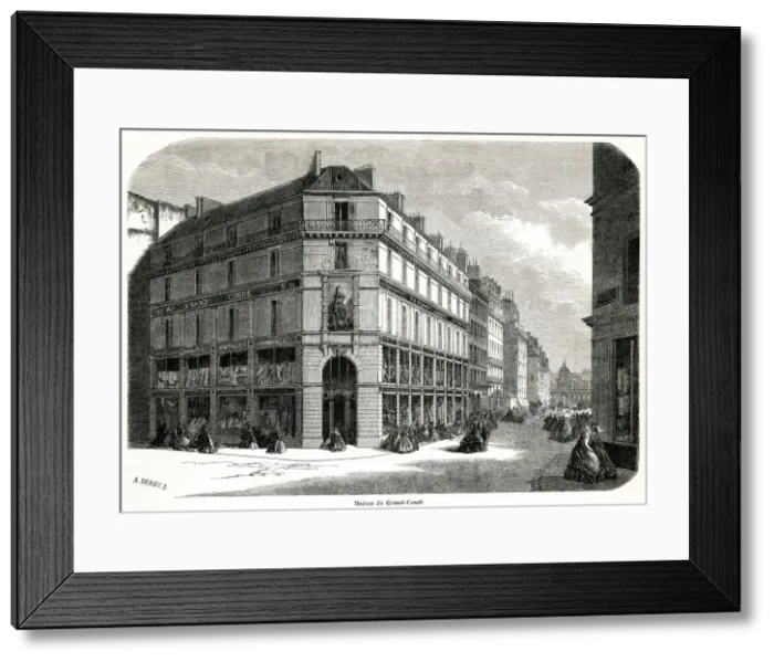Framed Print : GRAND CONDE STORE 1861 Framed Print : GRAND CONDE STORE 1861