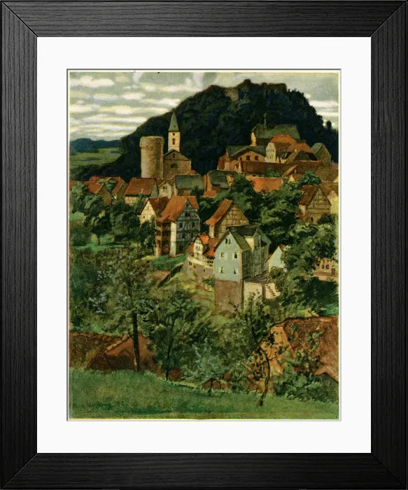 Framed Print : LINDENFELS 1906 Framed Print : LINDENFELS 1906