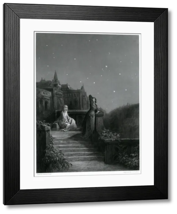 Framed Print : GUINEVERE ON THE TERRACE Framed Print : GUINEVERE ON THE TERRACE