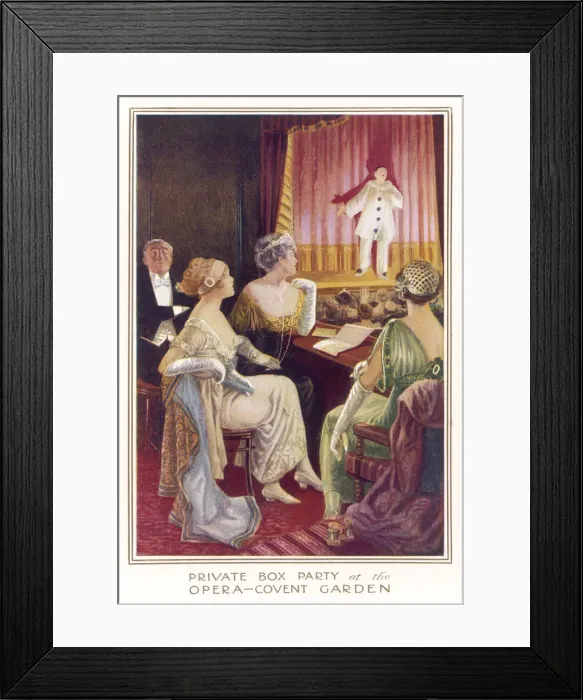 Framed Print : Watching I Pagliacci Framed Print : Watching I Pagliacci