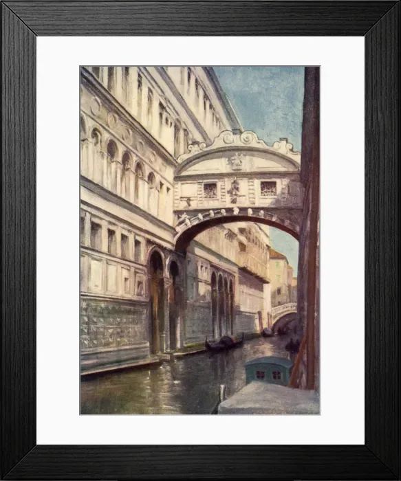 Framed Print : VENICE / BRIDGE OF SIGHS Framed Print : VENICE / BRIDGE OF SIGHS