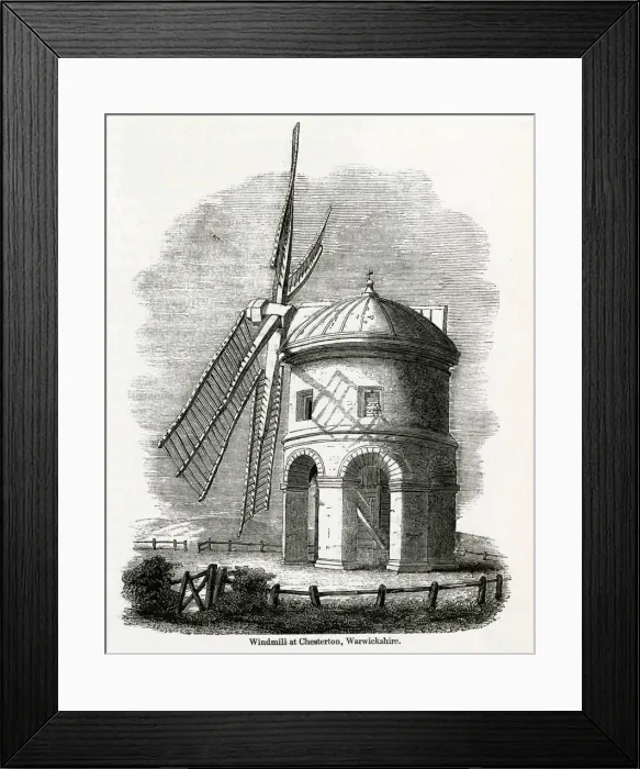 Framed Print : WINDMILL AT CHESTERTON Framed Print : WINDMILL AT CHESTERTON