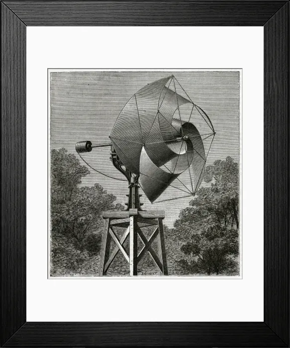 Framed Print : DUMONTS TURBINE Framed Print : DUMONTS TURBINE
