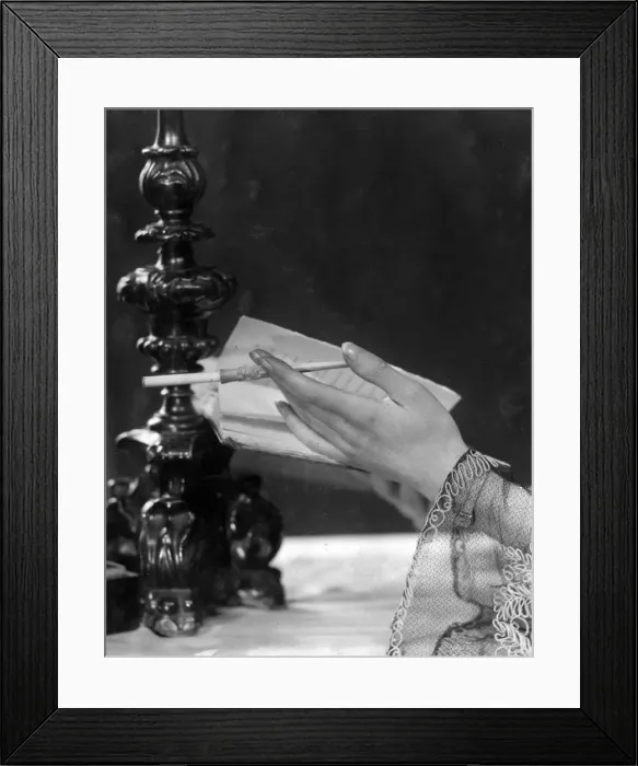 Framed Print : IVORY CIGARETTE HOLDER Framed Print : IVORY CIGARETTE HOLDER