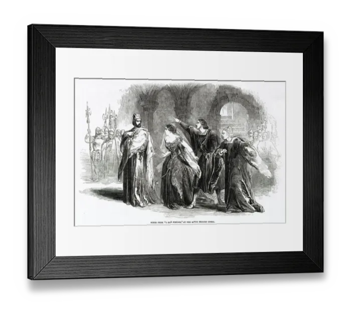 Framed Print : Royal Italian Opera - Foscari Framed Print : Royal Italian Opera - Foscari