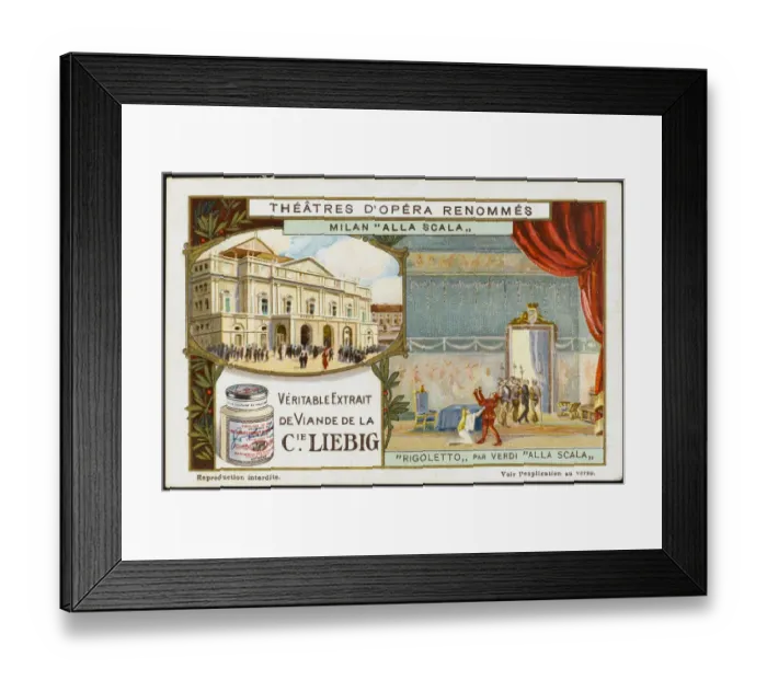 Framed Print : Verdi - Rigoletto - Liebig2 Framed Print : Verdi - Rigoletto - Liebig2