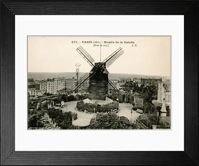 Framed Print : Moulin De La Galette Framed Print : Moulin De La Galette