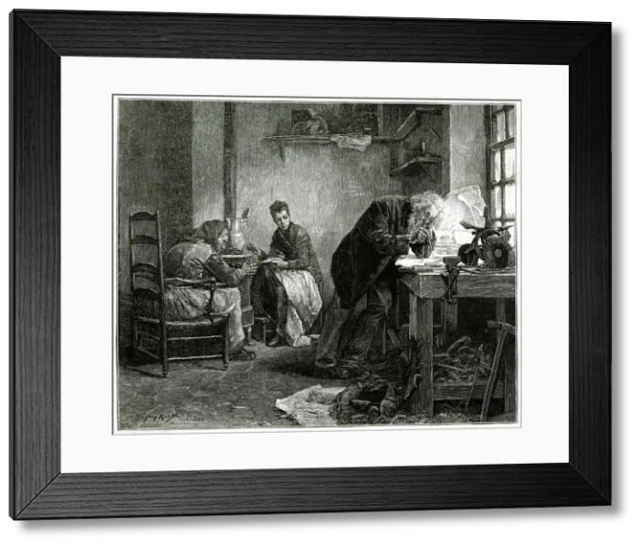 Framed Print : POOR INVENTOR AT WORK Framed Print : POOR INVENTOR AT WORK