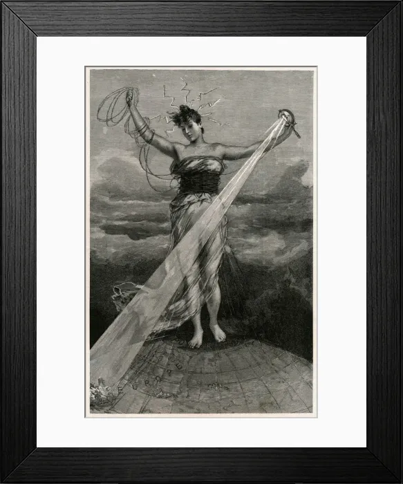 Framed Print : SCIENCE AS A GODDESS Framed Print : SCIENCE AS A GODDESS