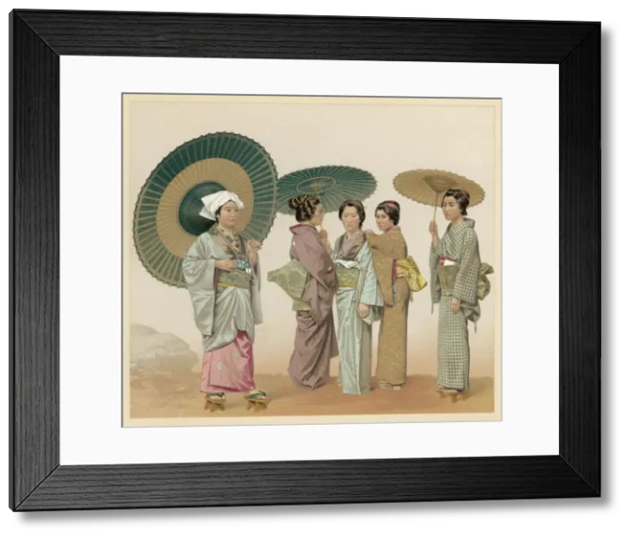 Framed Print : Japanese Parasols Framed Print : Japanese Parasols