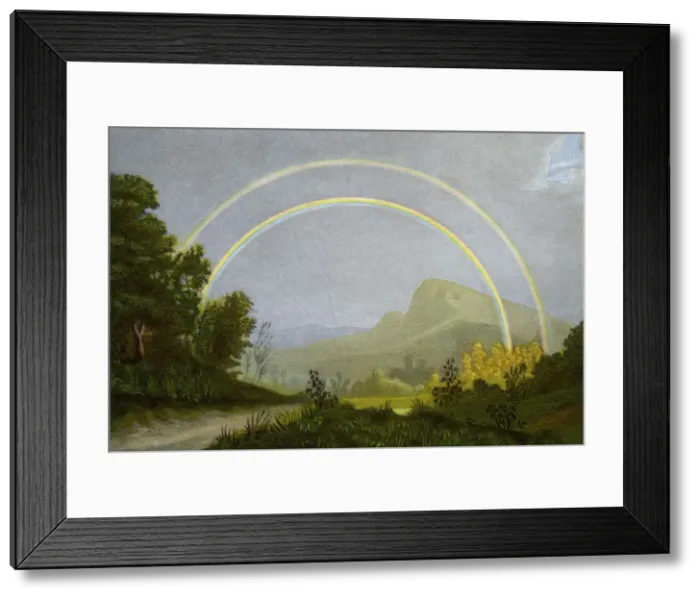 Framed Print : DOUBLE RAINBOW Framed Print : DOUBLE RAINBOW