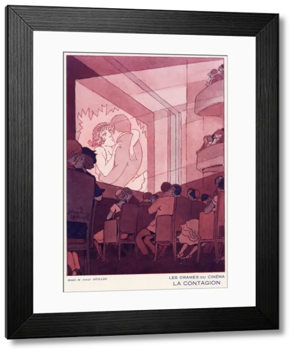 Framed Print : CONTAGION IN THE CINEMA Framed Print : CONTAGION IN THE CINEMA