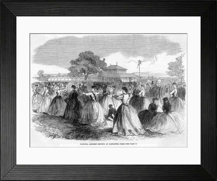 Framed Print : ALEX. PARK ARCHERY 1864 Framed Print : ALEX. PARK ARCHERY 1864