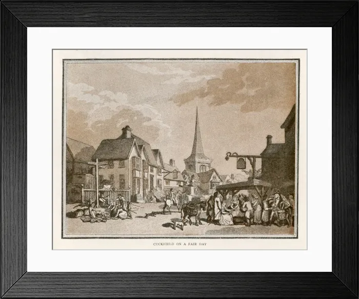 Framed Print : CUCKFIELD FAIR / 1790 Framed Print : CUCKFIELD FAIR / 1790