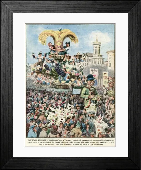 Framed Print : ITALIAN CARNIVAL / 1939 Framed Print : ITALIAN CARNIVAL / 1939