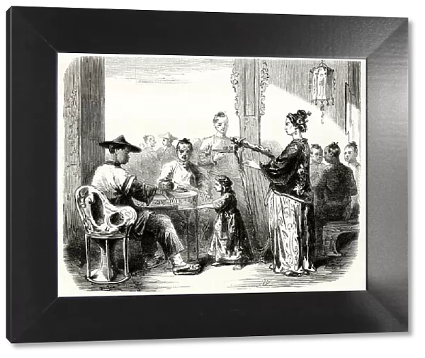 BURMESE MUSICIANS 1861