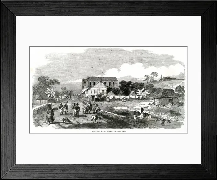 Framed Print : SIERRA LEONE / FREETOWN Framed Print : SIERRA LEONE / FREETOWN