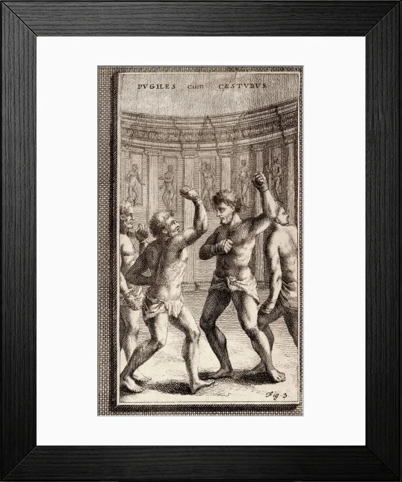 Framed Print : ROMANS BOXING Framed Print : ROMANS BOXING