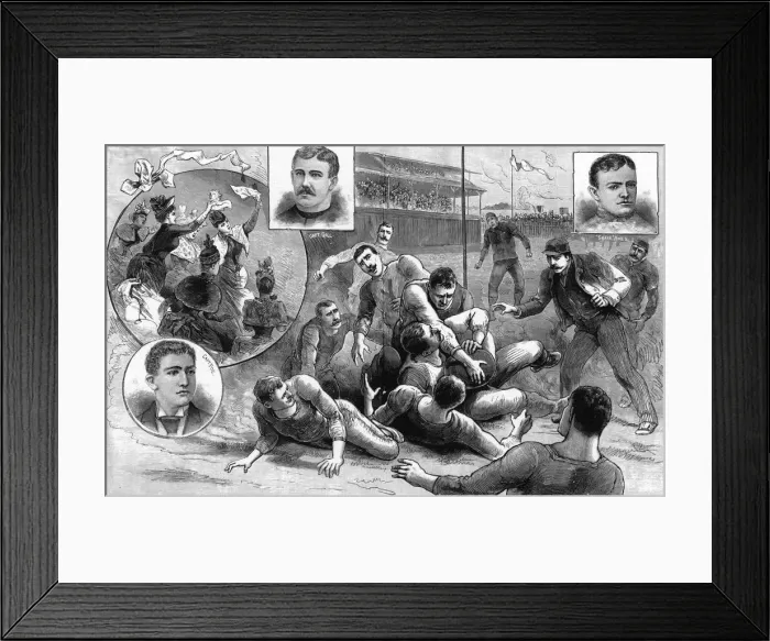 Framed Print : THANKSGIVING US FOOTBALL Framed Print : THANKSGIVING US FOOTBALL