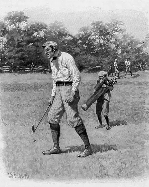 ANGRY GOLFER 1897