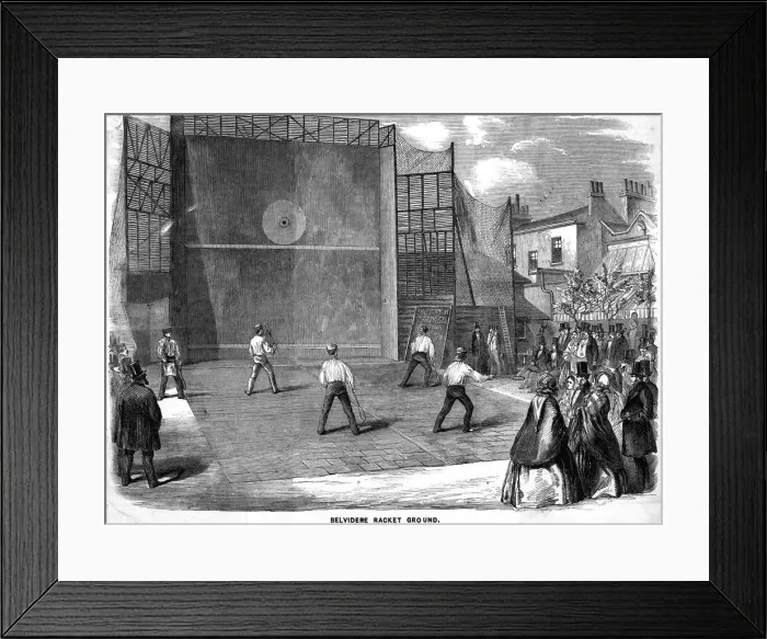 Framed Print : RACQUETS AT BELVEDERE Framed Print : RACQUETS AT BELVEDERE