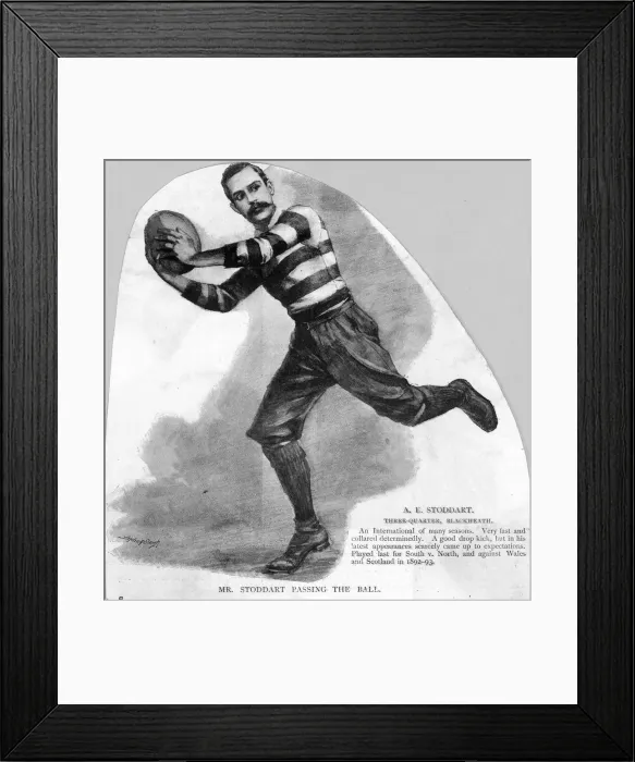 Framed Print : A. E. STODDART, RUGBY MAN Framed Print : A. E. STODDART, RUGBY MAN