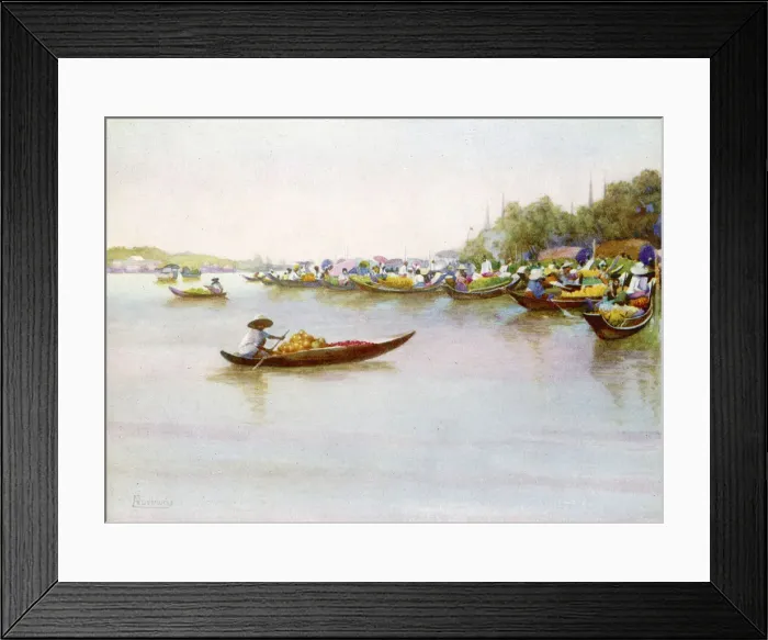 Framed Print : THAILAND / BANGKOK MARKET Framed Print : THAILAND / BANGKOK MARKET