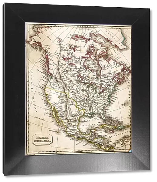 MAP  /  NORTH AMERICA 1827