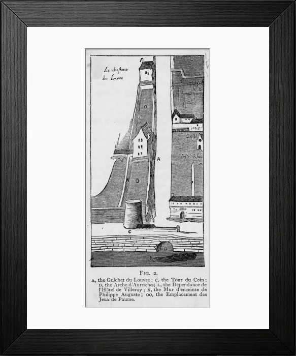 Framed Print : LOUVRE REAL TENNIS COURT Framed Print : LOUVRE REAL TENNIS COURT