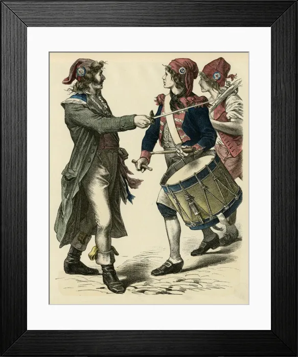 Framed Print : RACIAL / FRENCH 1793-4 Framed Print : RACIAL / FRENCH 1793-4