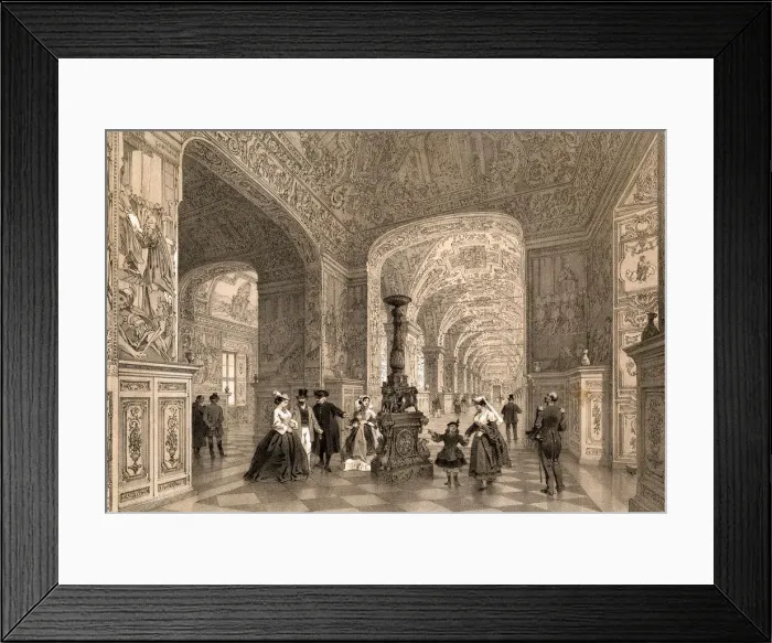 Framed Print : VATICAN LIBRARY / C. 1860 Framed Print : VATICAN LIBRARY / C. 1860