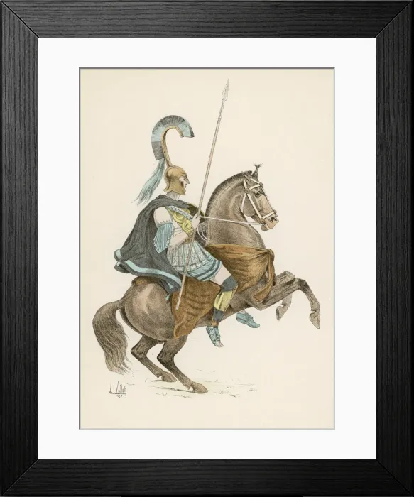 Framed Print : RACIAL / GREEK HORSEMAN Framed Print : RACIAL / GREEK HORSEMAN