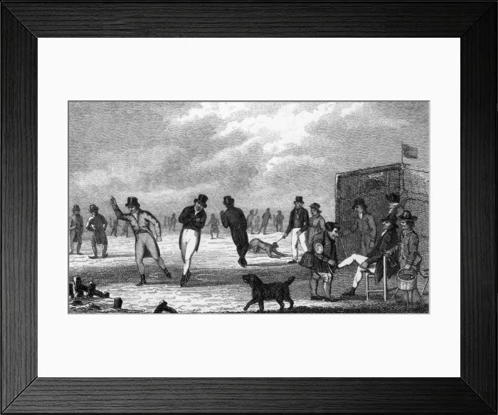 Framed Print : 1805 ICE SKATING Framed Print : 1805 ICE SKATING