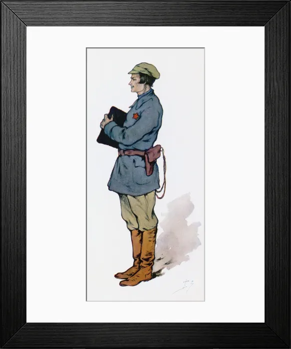 Framed Print : RACIAL / RUSSIA / COMMISSAR Framed Print : RACIAL / RUSSIA / COMMISSAR