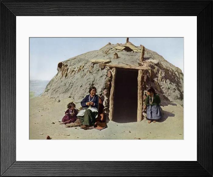 Framed Print : RACIAL / NAVAJO WEAVER Framed Print : RACIAL / NAVAJO WEAVER