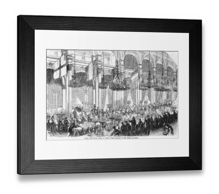 Framed Print : MEETING IN PARIS Framed Print : MEETING IN PARIS