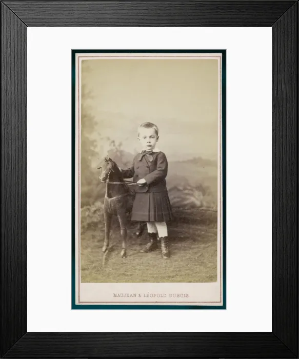 Framed Print : MAURICE ON ROCKING HORSE Framed Print : MAURICE ON ROCKING HORSE