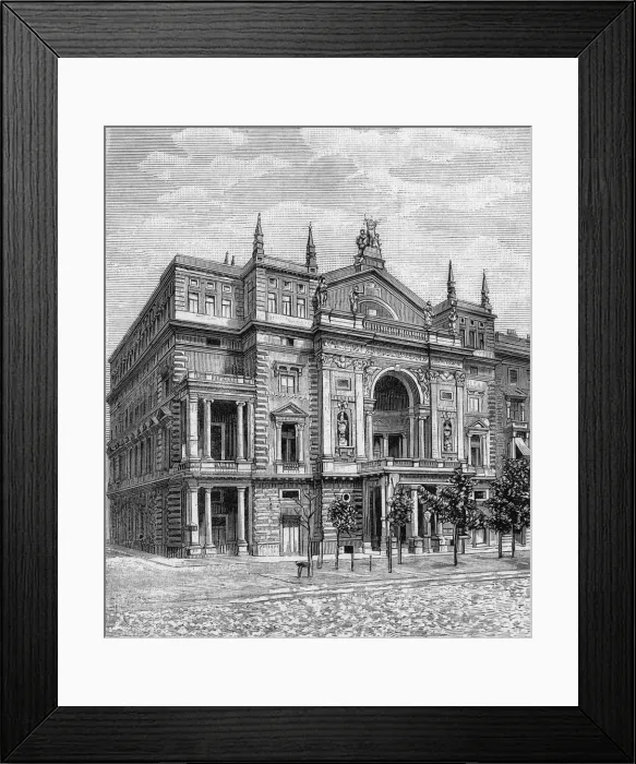 Framed Print : RING-THEATRE VIENNA Framed Print : RING-THEATRE VIENNA