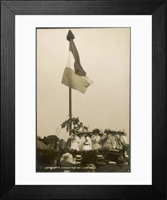 Framed Print : HYDE PARK DEMO Framed Print : HYDE PARK DEMO
