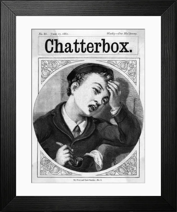 Framed Print : MY FIRST SMOKE (2 OF 2) Framed Print : MY FIRST SMOKE (2 OF 2)